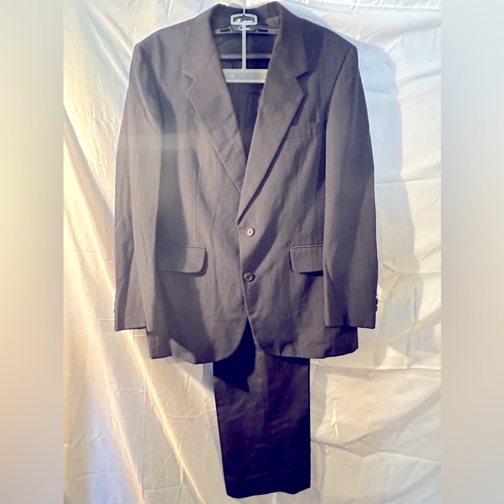 Towncraft men’s pinstripe blue suit set